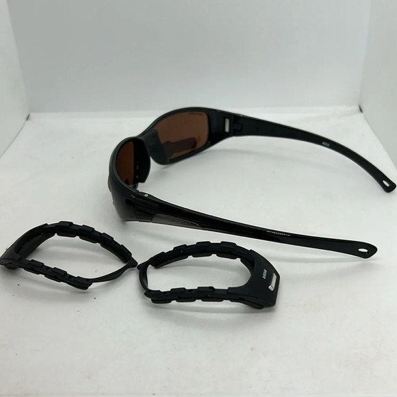RecSpecs Rider Sunglasses Frames RXable Shiny Black NWT - Picture 4 of 8